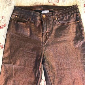 Metallic Copper Jeans by Soft Surroundings